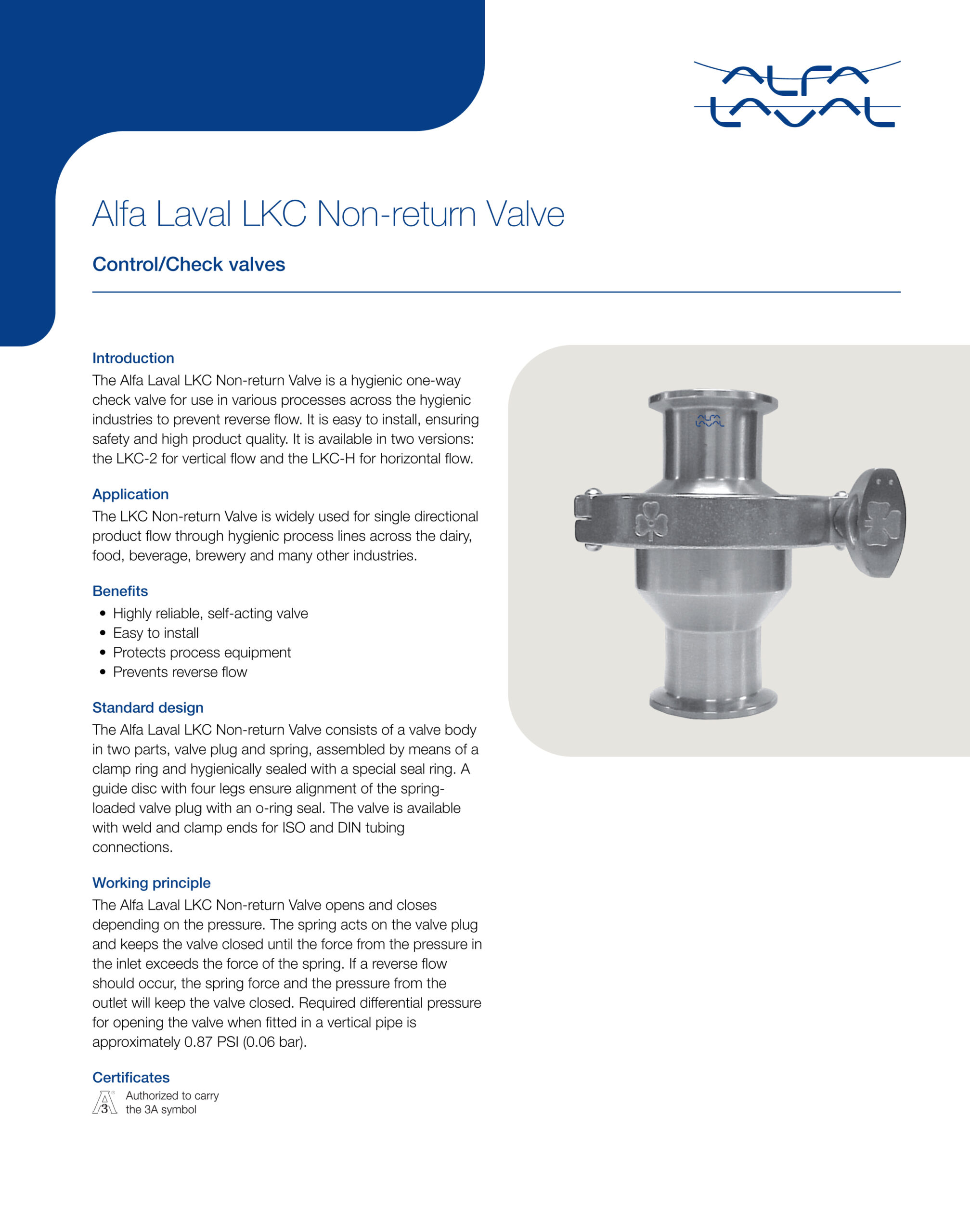 LKC 2 Check Valve